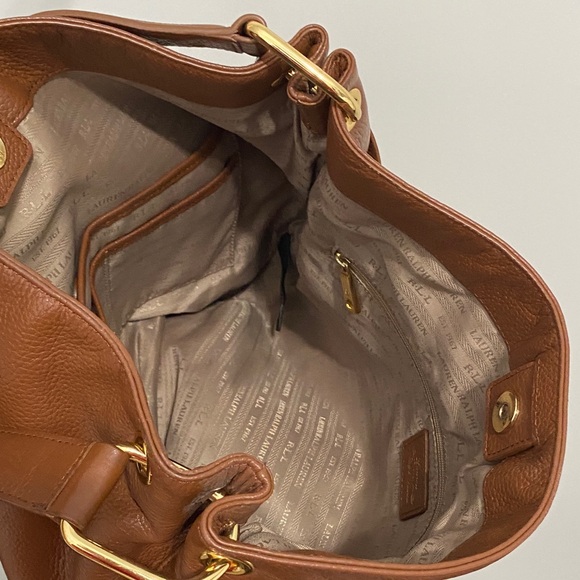 Ralph Lauren Brown Leather Shoulder Bag - Picture 5 of 5